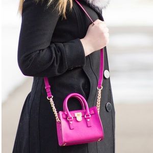 Michael Kors Hamilton Mini Messenger - Pink